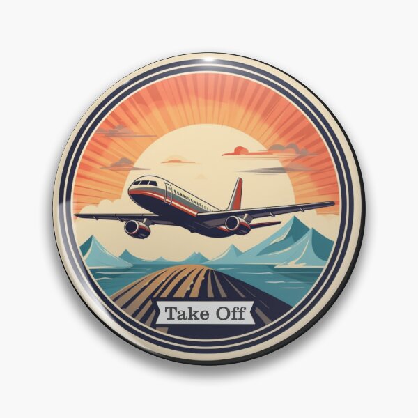 Item preview, Vintage Airplane Taking Off designed and sold by Smartalb.