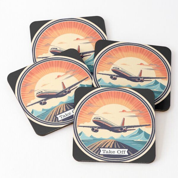Item preview, Vintage Airplane Taking Off designed and sold by Smartalb.