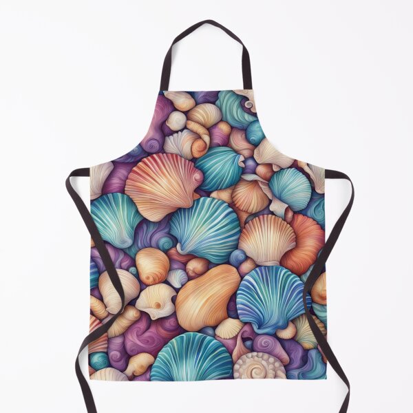 Item preview, Abstract Colorful Sea Shell Pattern designed and sold by calibrit.
