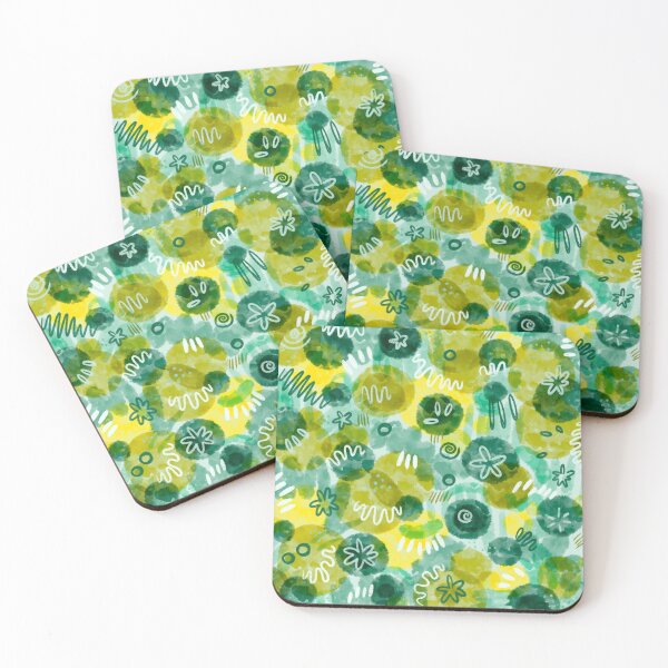 Item preview, Blue and Green Abstract Pattern designed and sold by GraceMakes03.