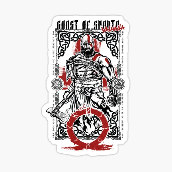 Fantasma de Valhalla Pegatina