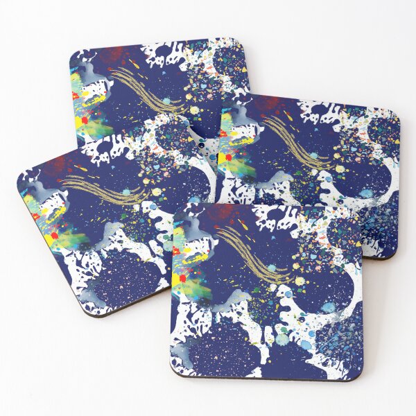 Item preview, Bright Colorful Watercolor Splash Splatter Stain Brush designed and sold by Modern-Tropical.