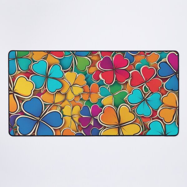 Item preview, Abstract Colorful Clover Pattern designed and sold by calibrit.