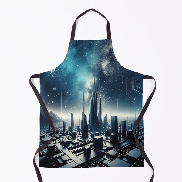Item preview, Starry Night Over Abstract City designed and sold by SunkenCost.