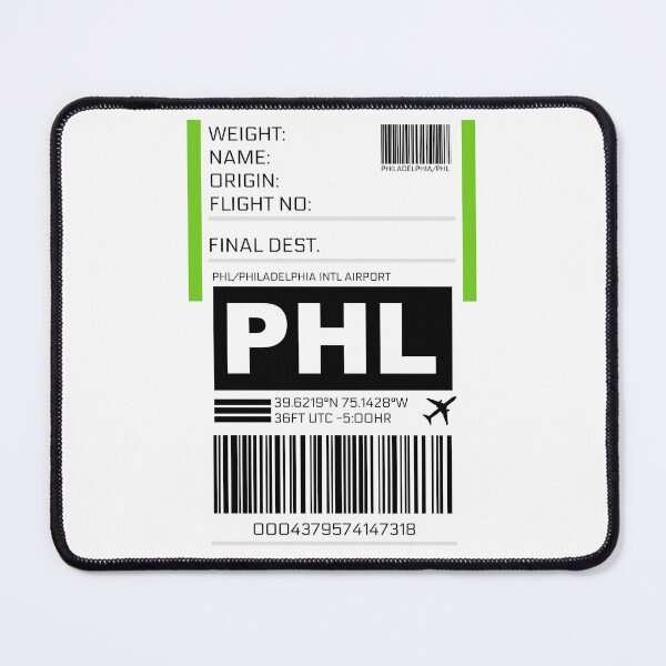 Item preview, PHL Philadelphia International Airport Luggage Tag Sticker designed and sold by ccooll.