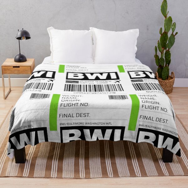 Item preview, BWI Baltimore Washington International Airport Luggage Tag Sticker designed and sold by ccooll.
