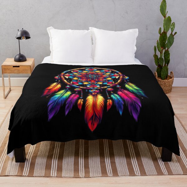 Item preview, Vibrant Tribal Dreamcatcher Artwork designed and sold by Ingridpd.