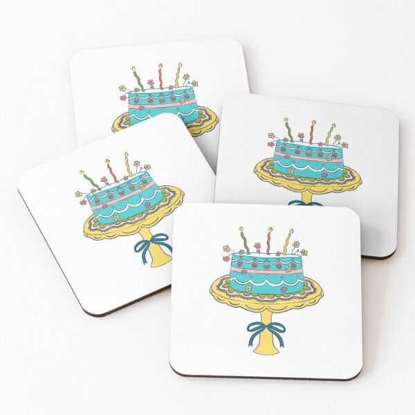 Item preview, Maximalist Blue Birthday Cake designed and sold by GraceMakes03.