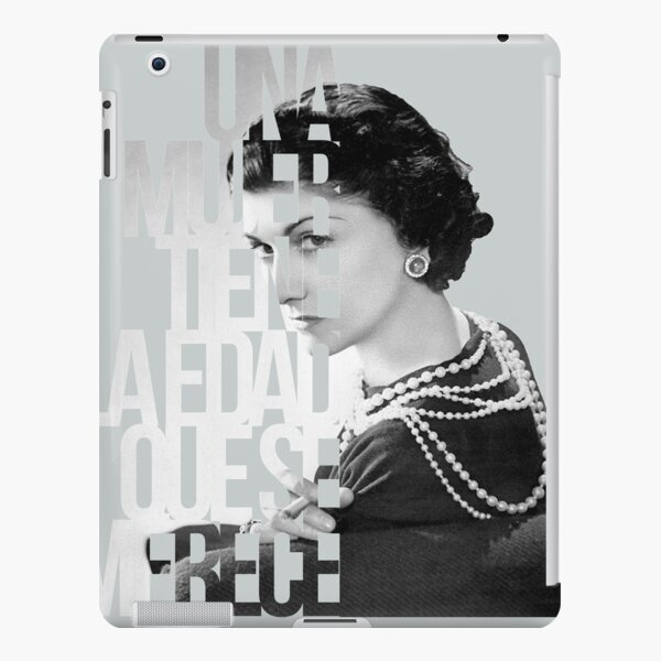 Coco Chanel. Bad-Ass. iPad Case & Skin for Sale by Robert Cross