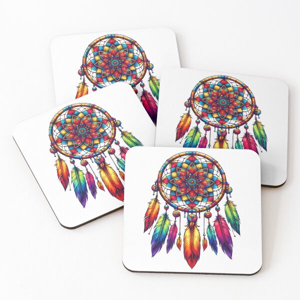 Item preview, Vibrant Tribal Dreamcatcher Artwork designed and sold by Ingridpd.