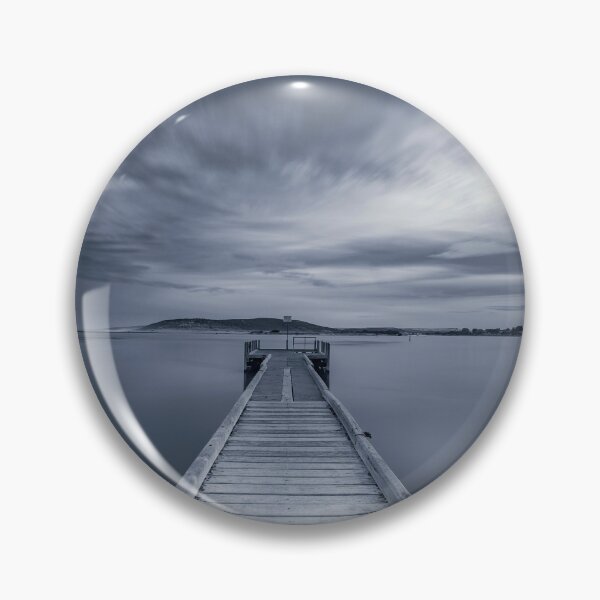 Item preview, Kalbarri Jetty Sunrise - Monochrome designed and sold by Wondrous World Images.