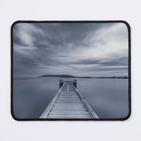 Item preview, Kalbarri Jetty Sunrise - Monochrome designed and sold by Wondrous World Images.
