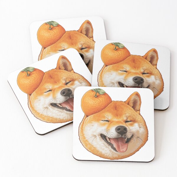 Item preview, Orange and Shiba Inu Meme designed and sold by dlwryu.