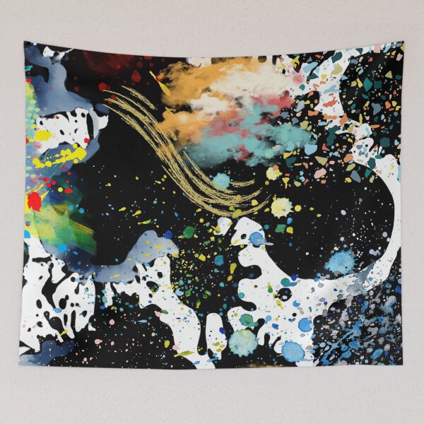 Item preview, Copy of Bright Colorful Watercolor Splash Splatter Stain Brush designed and sold by Modern-Tropical.