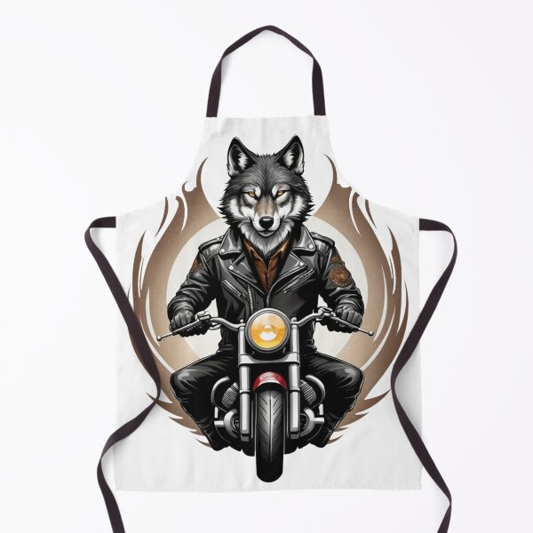 Item preview, Cool Motorist Wolf Logo designed and sold by Simplybe1.
