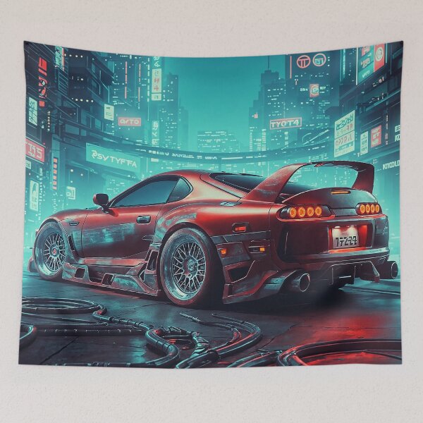 Artikelvorschau, Supra MK4 in einer Neon-Cyber-Metropole entworfen und verkauft von RCStoreUy.
