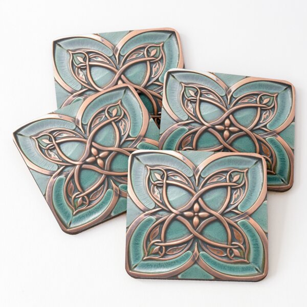 Item preview, Celtic Bronzework Leaf Knot Pattern designed and sold by YuckyCat.