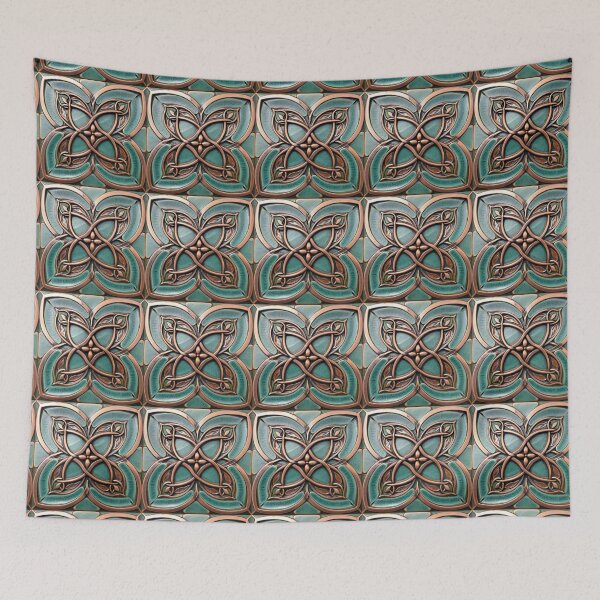 Item preview, Celtic Bronzework Leaf Knot Pattern designed and sold by YuckyCat.