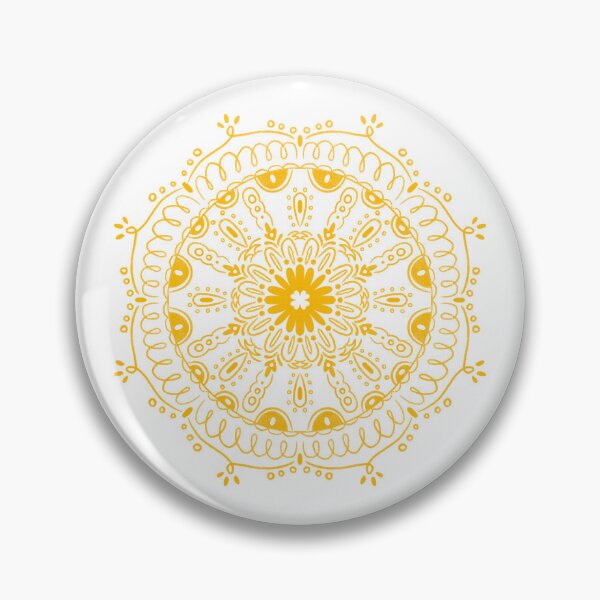 Item preview, Dainty Yellow Mandala designed and sold by GraceMakes03.