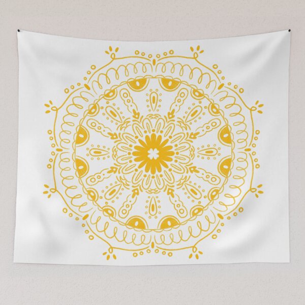 Item preview, Dainty Yellow Mandala designed and sold by GraceMakes03.