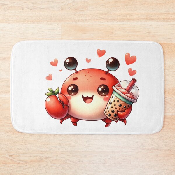Item preview, Valentine Crab with Boba Tea designed and sold by mushizaman.