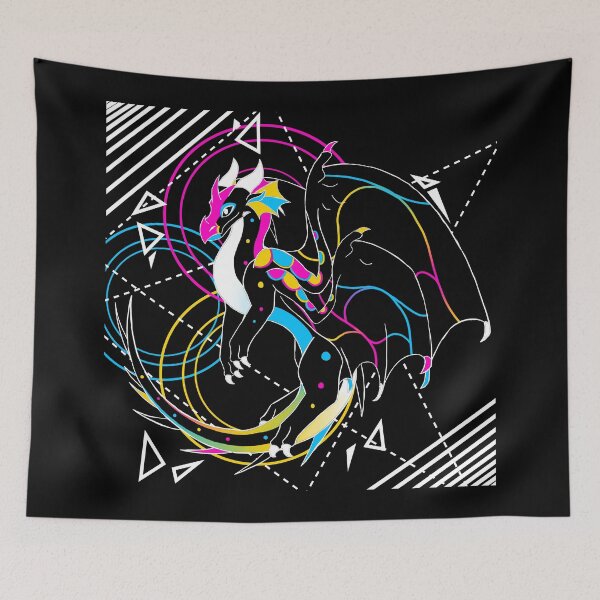 Item preview, Multicolour Dragon - Swirly designed and sold by Sundevourer.
