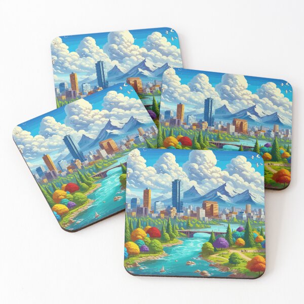 Item preview, The great metropolis full of life and very colorful designed and sold by Gacram.