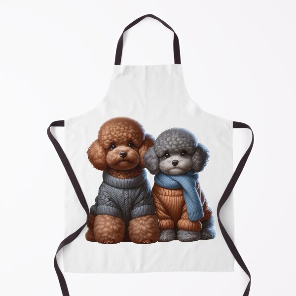 Item preview, Cute Poodles in Winter Jumpers designed and sold by toypoodlemom.