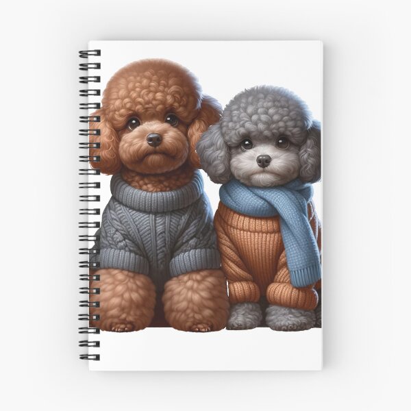 Item preview, Cute Poodles in Winter Jumpers designed and sold by toypoodlemom.
