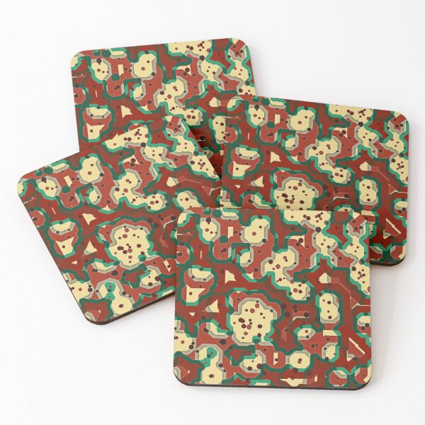 Item preview, Camouflage Terra Cotta Abstract Background designed and sold by Sharon Schwalbe.