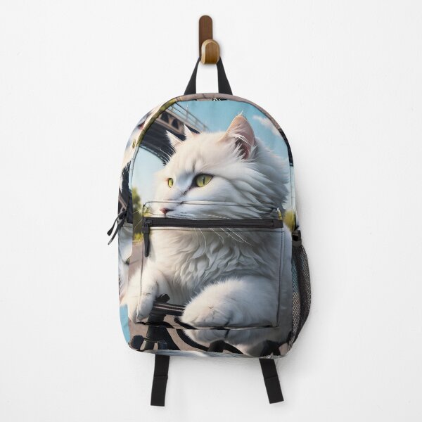 Item preview, Cat on a Bicycle - Modern Digital Art designed and sold by Ai-michiart.