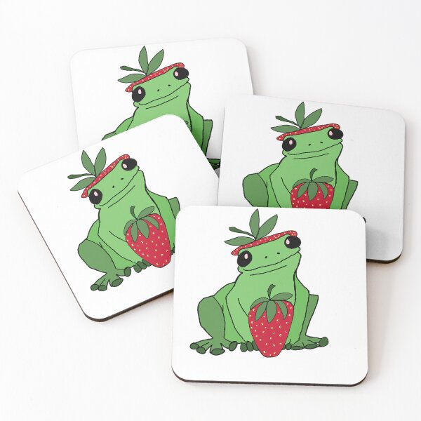 Item preview, Strawberry froggo  designed and sold by Madebysarebear.