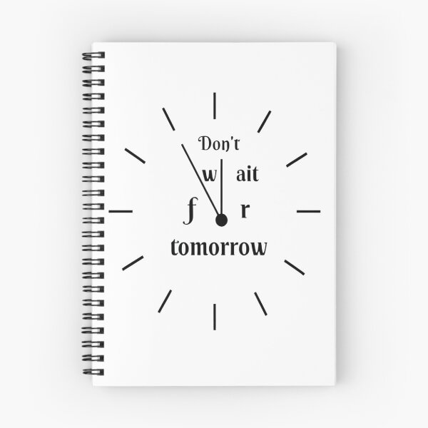 Item preview, clock great design ,black and white, life quote, start now, clock for life . designed and sold by WATERDUST.
