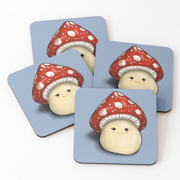 Item preview, Super Cute Mushroom designed and sold by mserido.