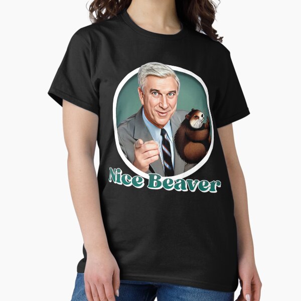 Vista previa del artículo con la obra «El arma desnuda - Nice Beaver», diseñado y vendido por IndecentDesigns.