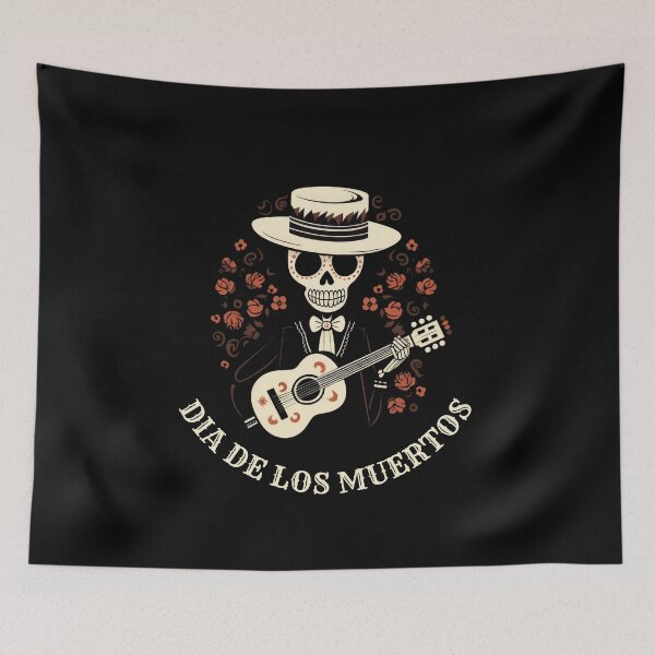 Item preview, Mexican Guitar Skull designed and sold by bArtme.