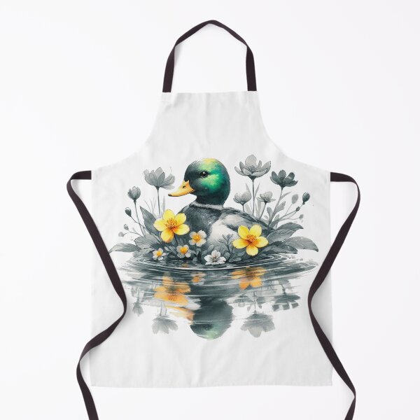 Item preview, Mallard Duck with Marsh Marigolds designed and sold by Emanuel Gabrielle.