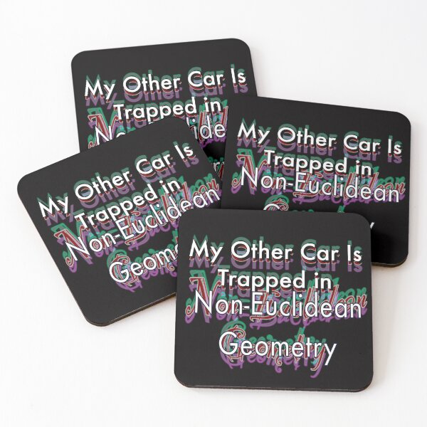 Item preview, My Other Car is Trapped in Non-Euclidean Geometry designed and sold by TLBugg.