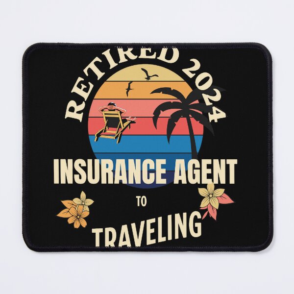 Item preview, Retired Insurance Agent 2024. Tropical Sunset Retirement Vibes Design designed and sold by johnharry3.