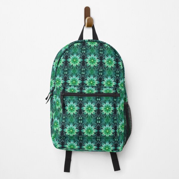 Item preview, Green Dripping Fantasy Flower Pattern designed and sold by TheArtOfPat.