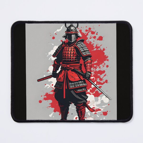 Item preview, portrait of a samurai warrior designed and sold by lionsharma108.
