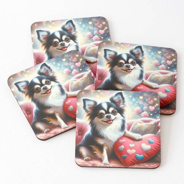 Item preview, Valentine Chihuahua – A Symphony of Love and Companionship designed and sold by DeenaDee.