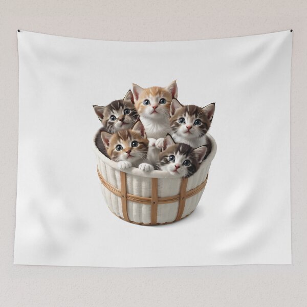 Item preview, Basket Of Kittens designed and sold by Action Toons.