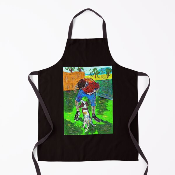 Item preview, The boy and the playful dog designed and sold by SHARON NAKAR.