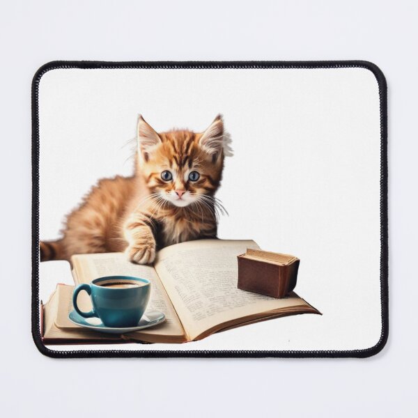 Item preview, Cat With Book Cute Cat Reading Book Funny Gifts For Cat Lovers Funny Gifts For Book Lovers  designed and sold by MatthewViews.