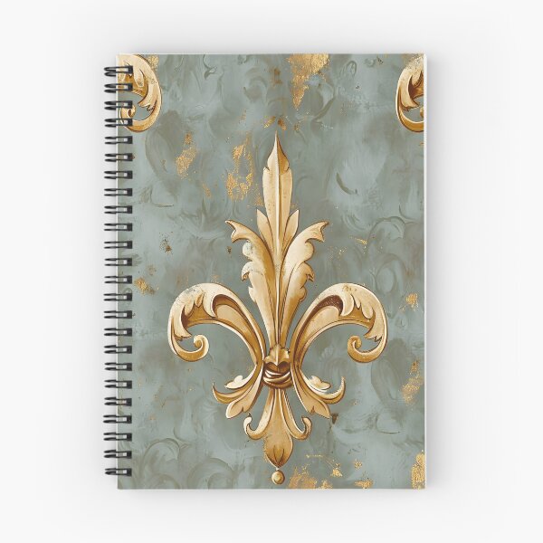 Item preview, Vintage Fleur de Lis design print designed and sold by dcrc.