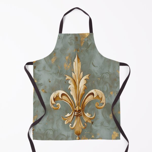 Item preview, Vintage Fleur de Lis design print designed and sold by dcrc.