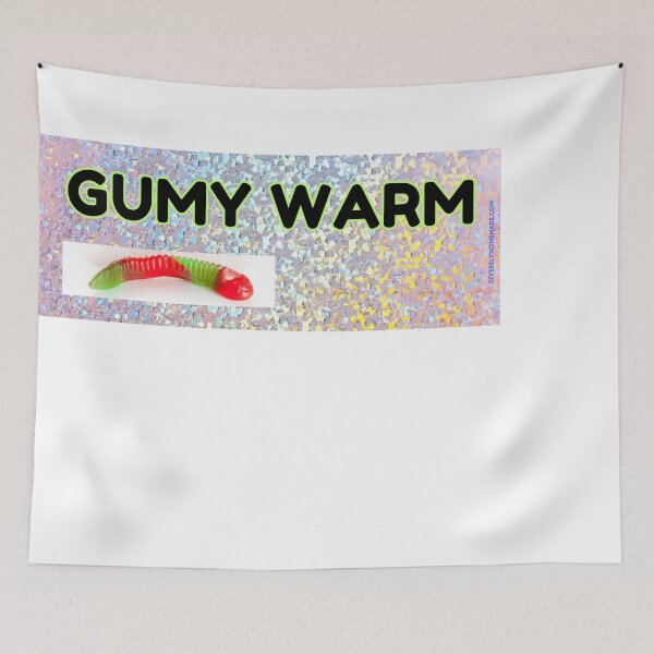 Item preview, Gumy Warm Gummy Worm Bumper Sticker designed and sold by hyperfocusrach.