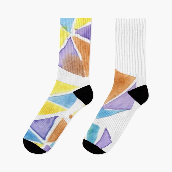 Item preview, Abstract Geometric Multicolor Triangles |  Watercolor  Harmony designed and sold by Kere123.