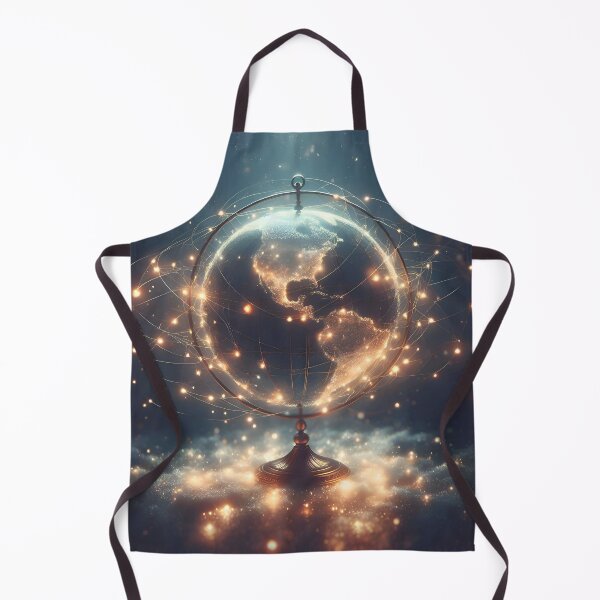 Item preview, Floating Constellations: Ethereal Globe Glow designed and sold by Artaverse.